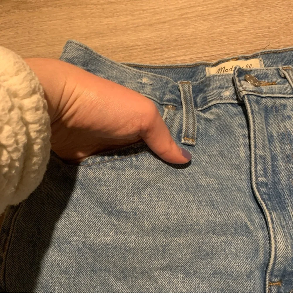 Madewell High-Rise Long Denim Shorts Size 26